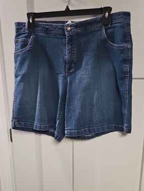 Just My Size Classic Blue Denim Bermuda Shorts